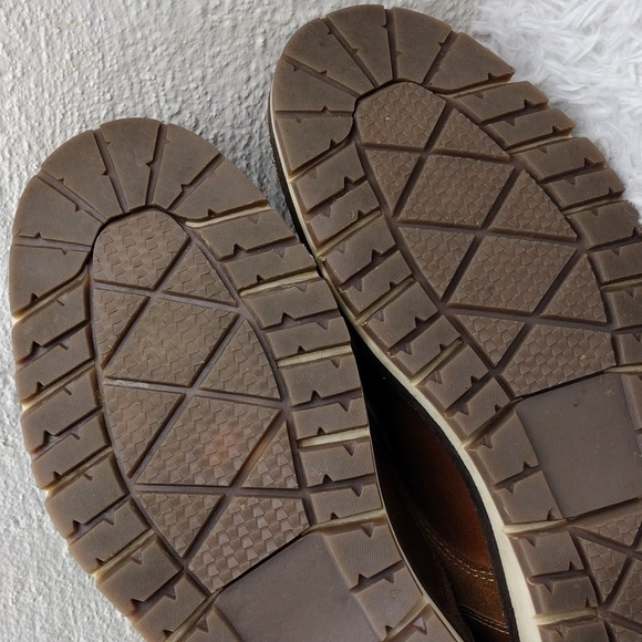 CREVO Drayton Chestnut Suede Leather Round Toe Hook Eyelet Lace Up Ankle Boot - Picture 8 of 16